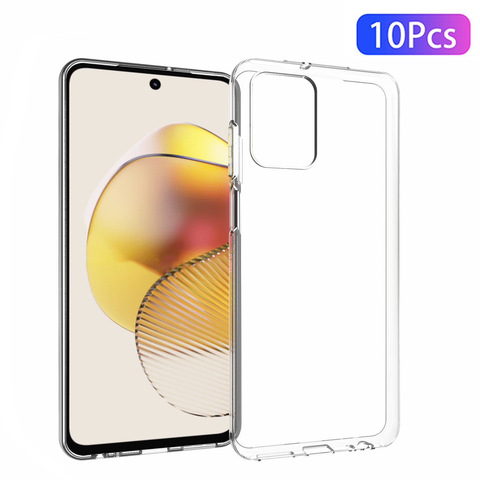 10Pcs/Pack Soft TPU Phone Case For Motorola Moto G73 5G Inner Watermark-Free Shockproof Transparent Phone Cover 10Pcs/Pack Soft TPU Phone Case For Motorola Moto G73 5G Inner Watermark-Free Shockproof Transparent Phone Cover